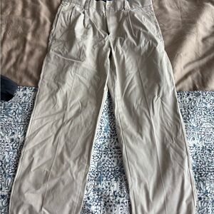 Men's Classic Tan Cuffed Khakis